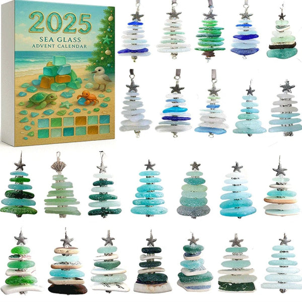 🌊Sea Glass Christmas Tree Advent Calendar 2025