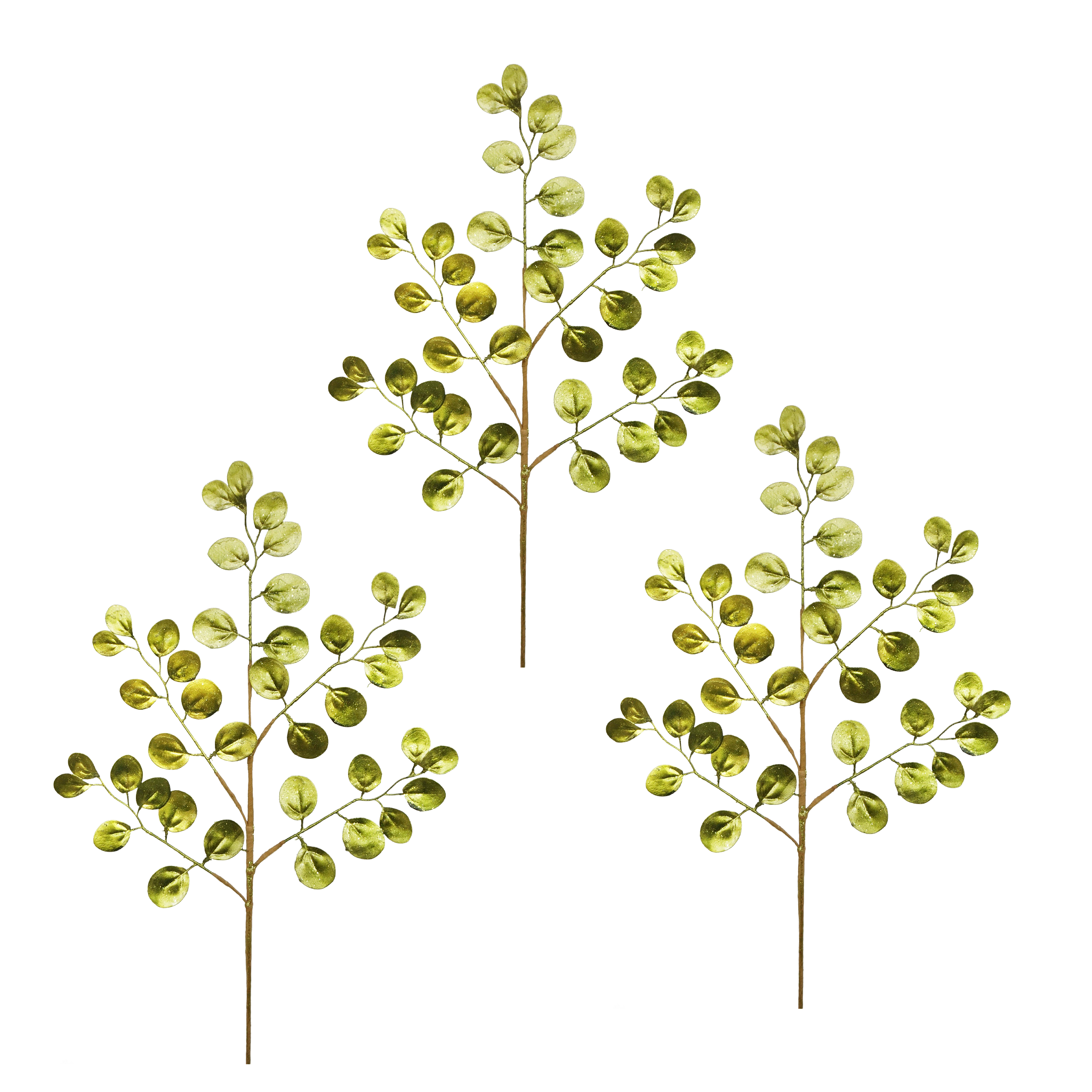 Winward Shimmer Eucalyptus Branch 30" (Set of 3)