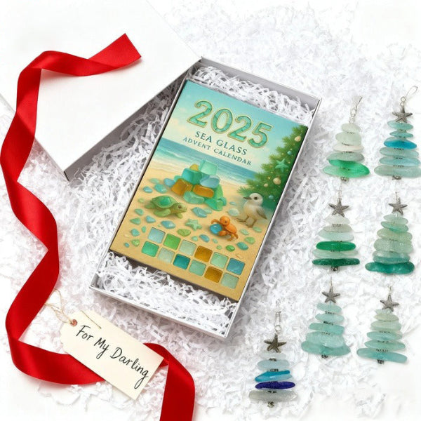 🌊Sea Glass Christmas Tree Advent Calendar 2025
