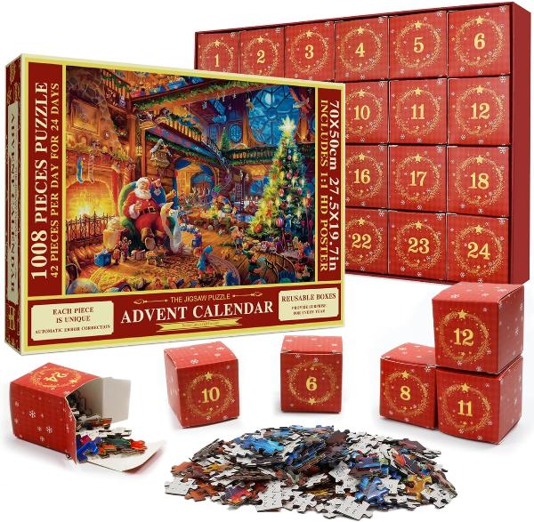 Luxury puzzle advent calendar