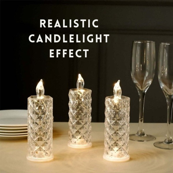CrystalFlame™ – Luxurious Candlelight Lamp
