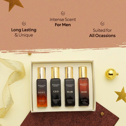 Men's Luxury Perfume Gift Set- 4 x 20ml