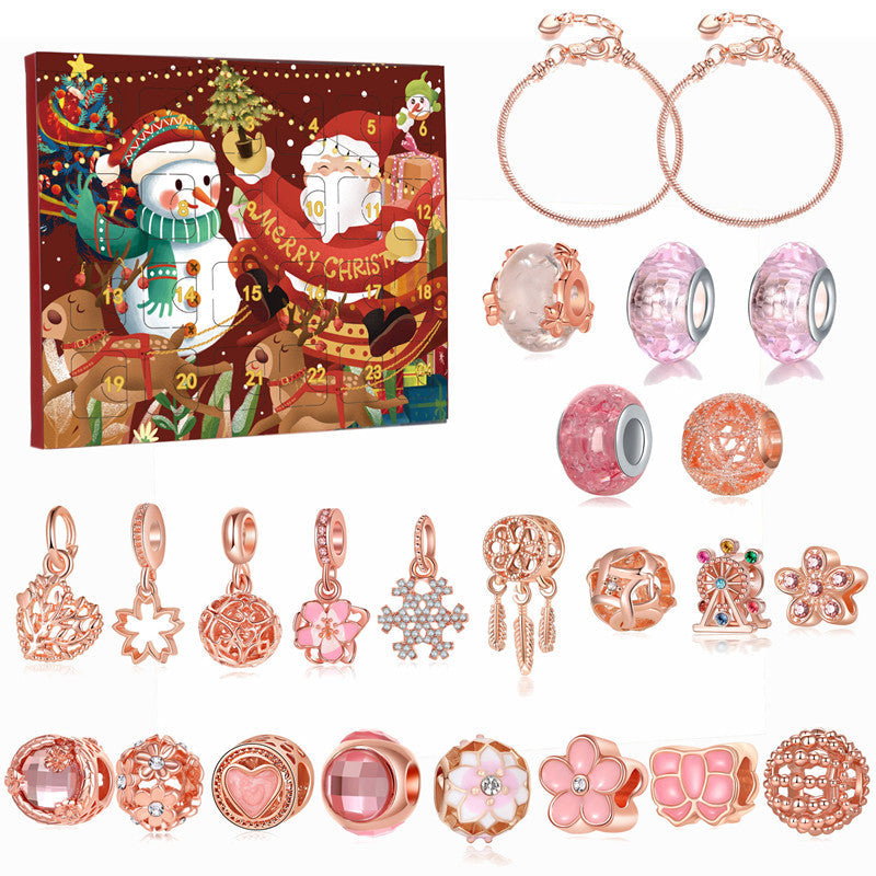 24-day advent calendar Christmas bracelet set