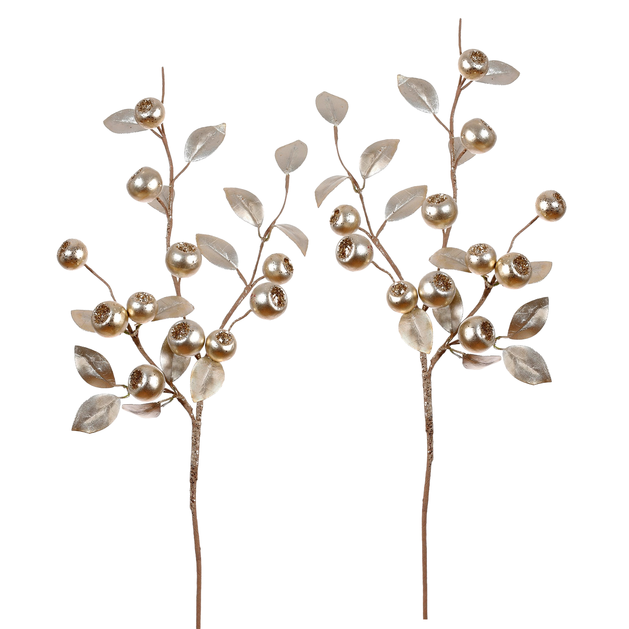 Winward Gold Dynasty Pod Branch 24" (Set of 2)