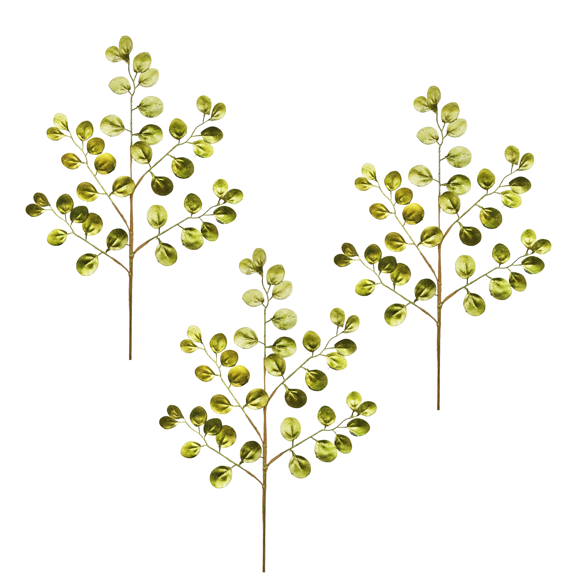 Winward Shimmer Eucalyptus Branch 30" (Set of 3)