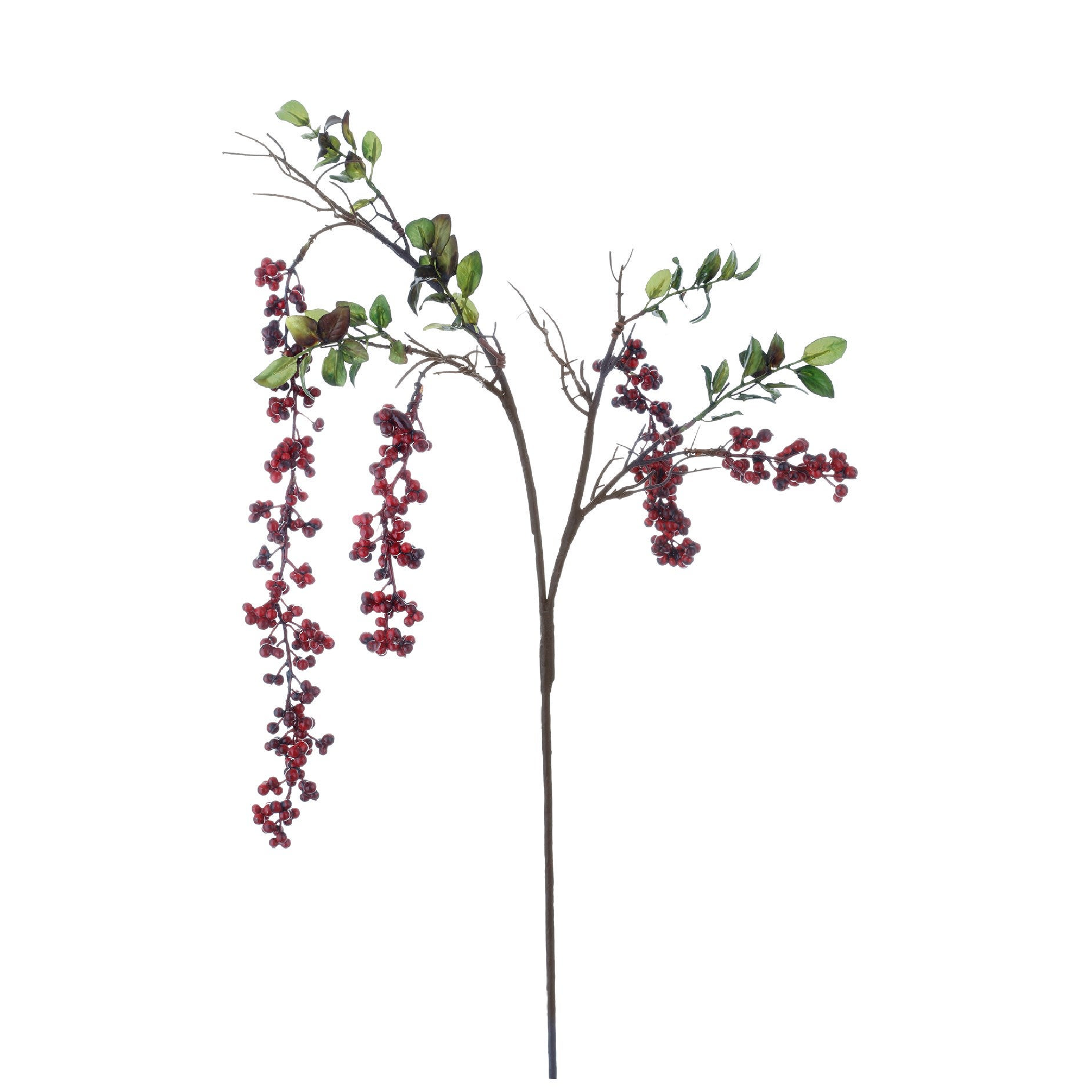 Winward Wild Cascade Berry Branch 34" (Set of 2)