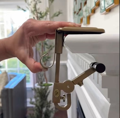 Fireplace Stocking and Garland Hanger