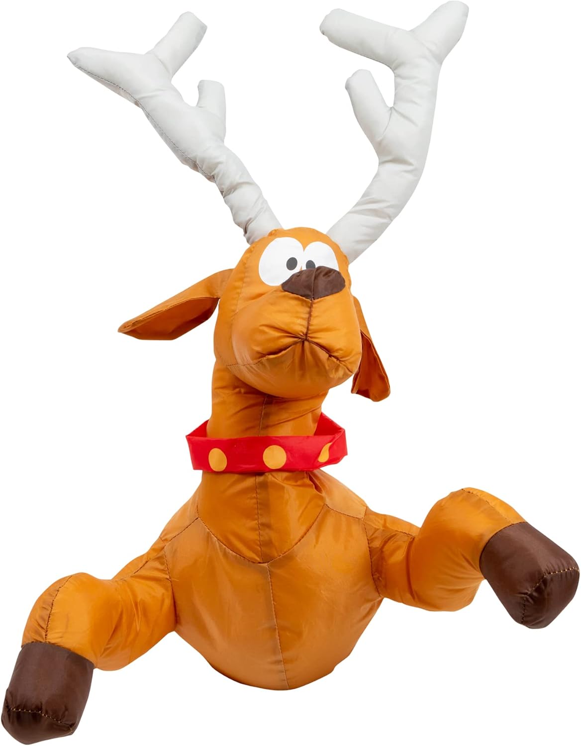 Crashing reindeer and Santa Claus set