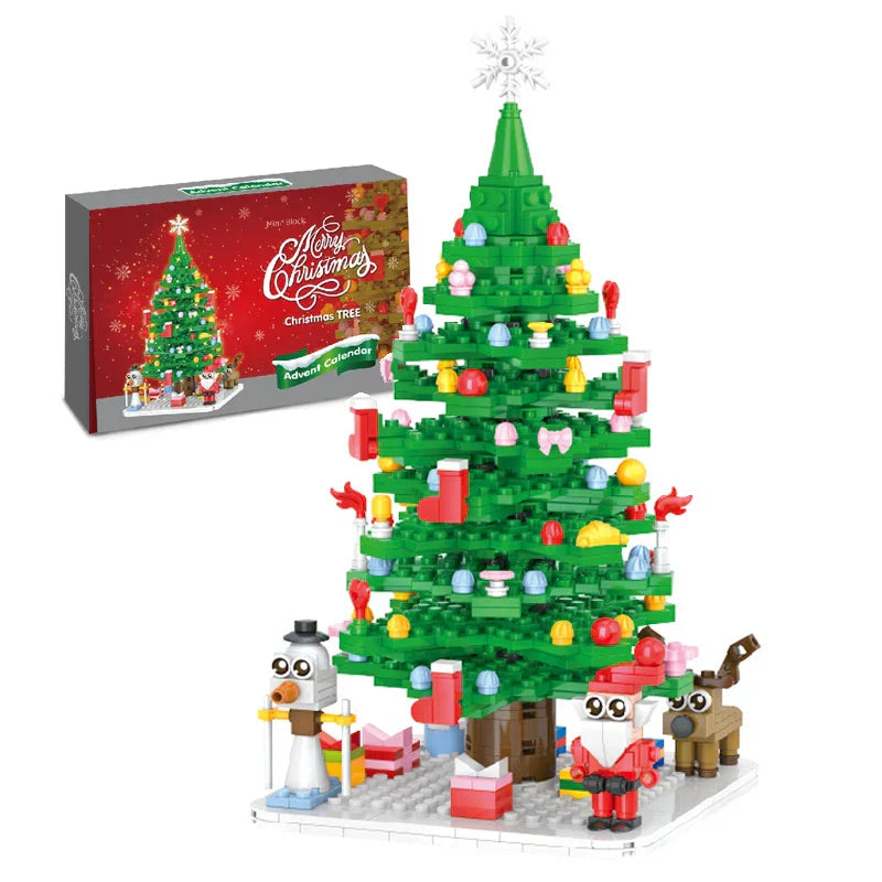 Christmas tree advent calendar