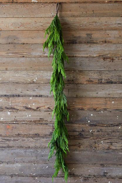 🔥Last Day 50% OFF ✨Real Touch Deluxe Norfolk Pine Garland🌿